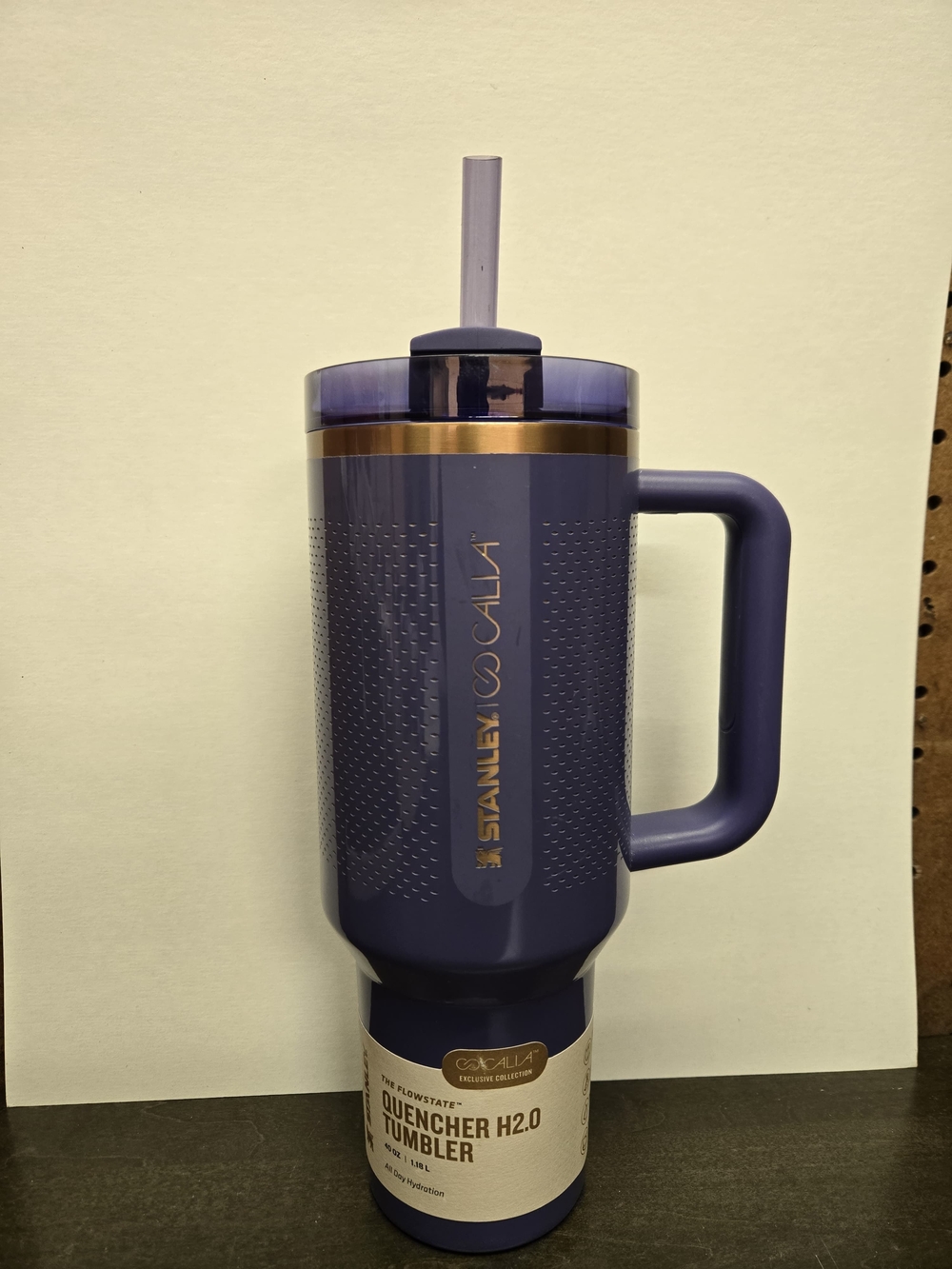 Stanley X Calia Quencher H2.0 Tumbler BluePurple 40oz